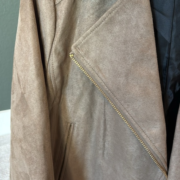 J Crew Brown Suede Jacket - Picture 2 of 2